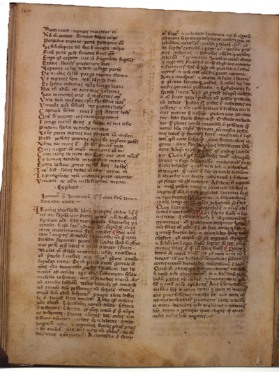 immagine digitalizzata della carta 52 verso dello Zibaldone Laurenziano XXIX,8 presso la biblioteca Medicea laurenziana di Firenze